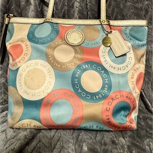 Satin Coach bag